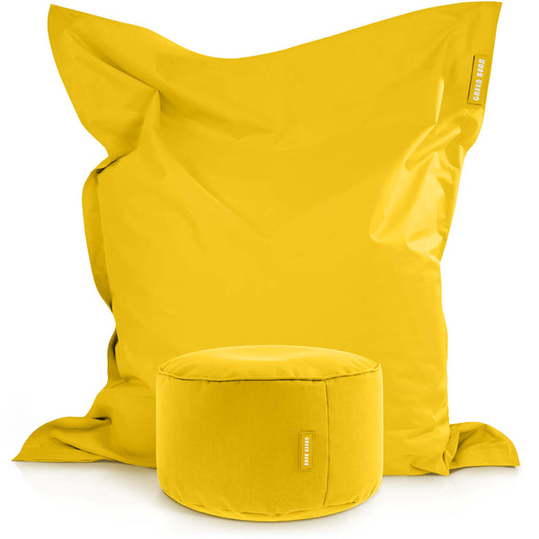 Lauko Sėdmaišių Komplektas Square XXL ir Stay Yellow