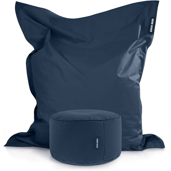 Lauko Sėdmaišių Komplektas Square XXL ir Stay Dark Blue