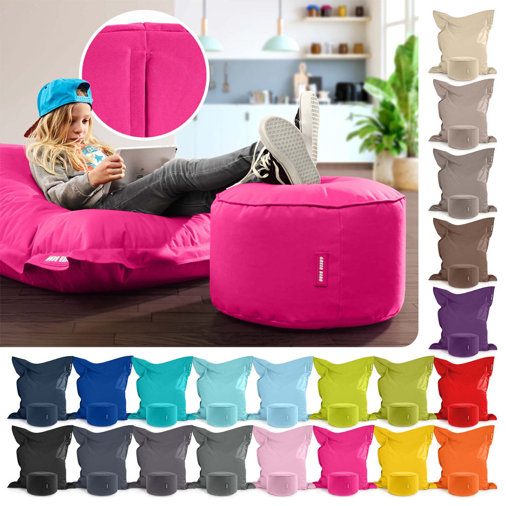 Lauko Sėdmaišių Komplektas Square XXL ir Stay Pink