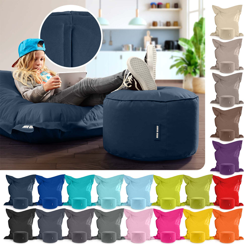 Lauko Sėdmaišių Komplektas Square XXL ir Stay Dark Blue