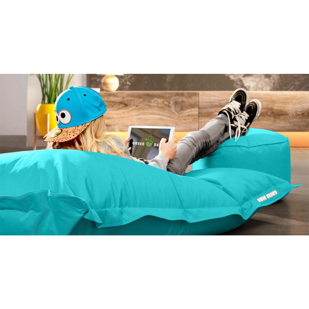 Lauko Sėdmaišių Komplektas Square XXL ir Stay Turquoise