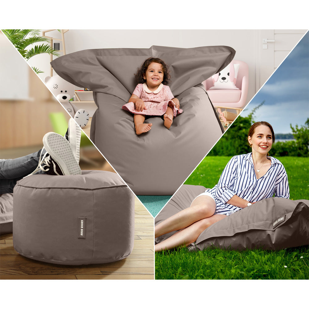 Lauko Sėdmaišių Komplektas Square XXL ir Stay Chaki