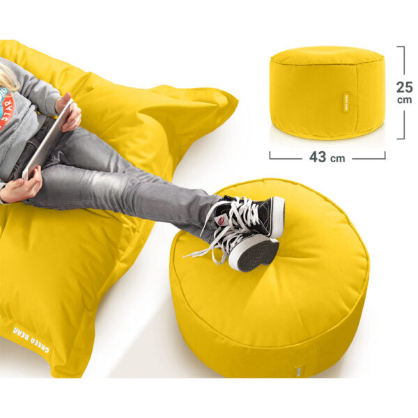 Lauko Pufas Stay Yellow