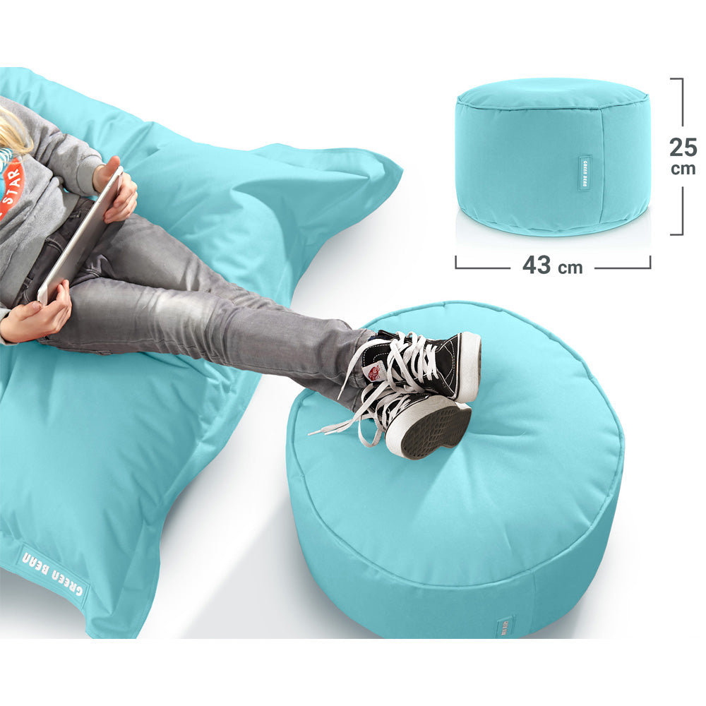 Lauko Pufas Stay Light Blue