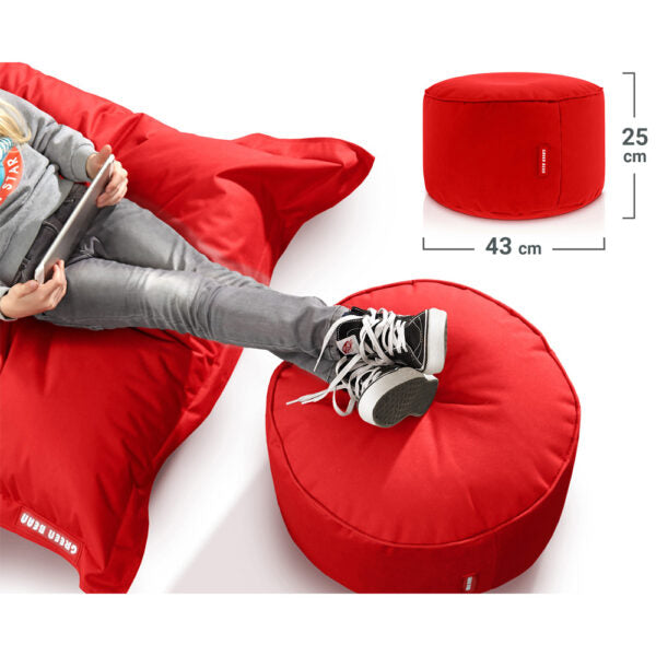 Lauko Pufas Stay Red