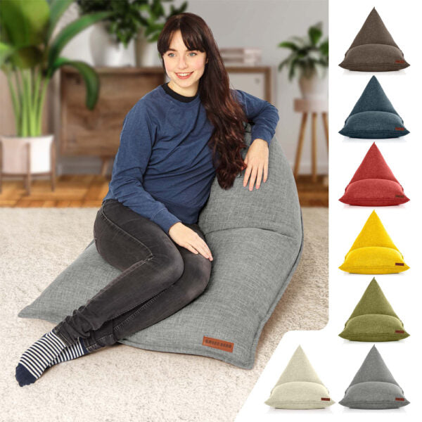 Sėdmaišis Triangle Indoor Grey