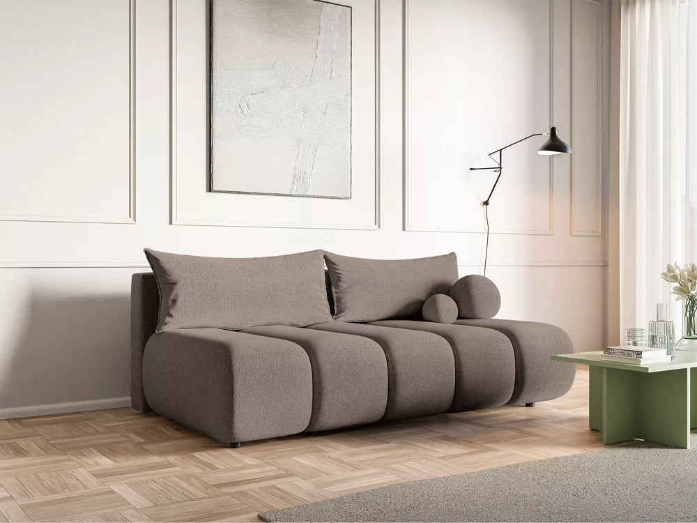 Trivietė sofa Dandelino Mini, smėlinė