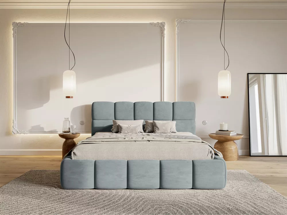 Lova Cloudy, pilka, 160x200 cm