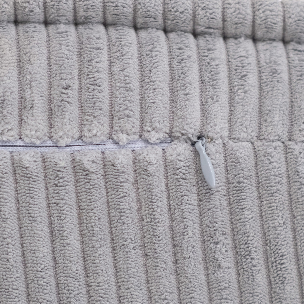 Išskleidžiamas krėslas Plush Nest 150×60×25 cm, pilka, velvetas