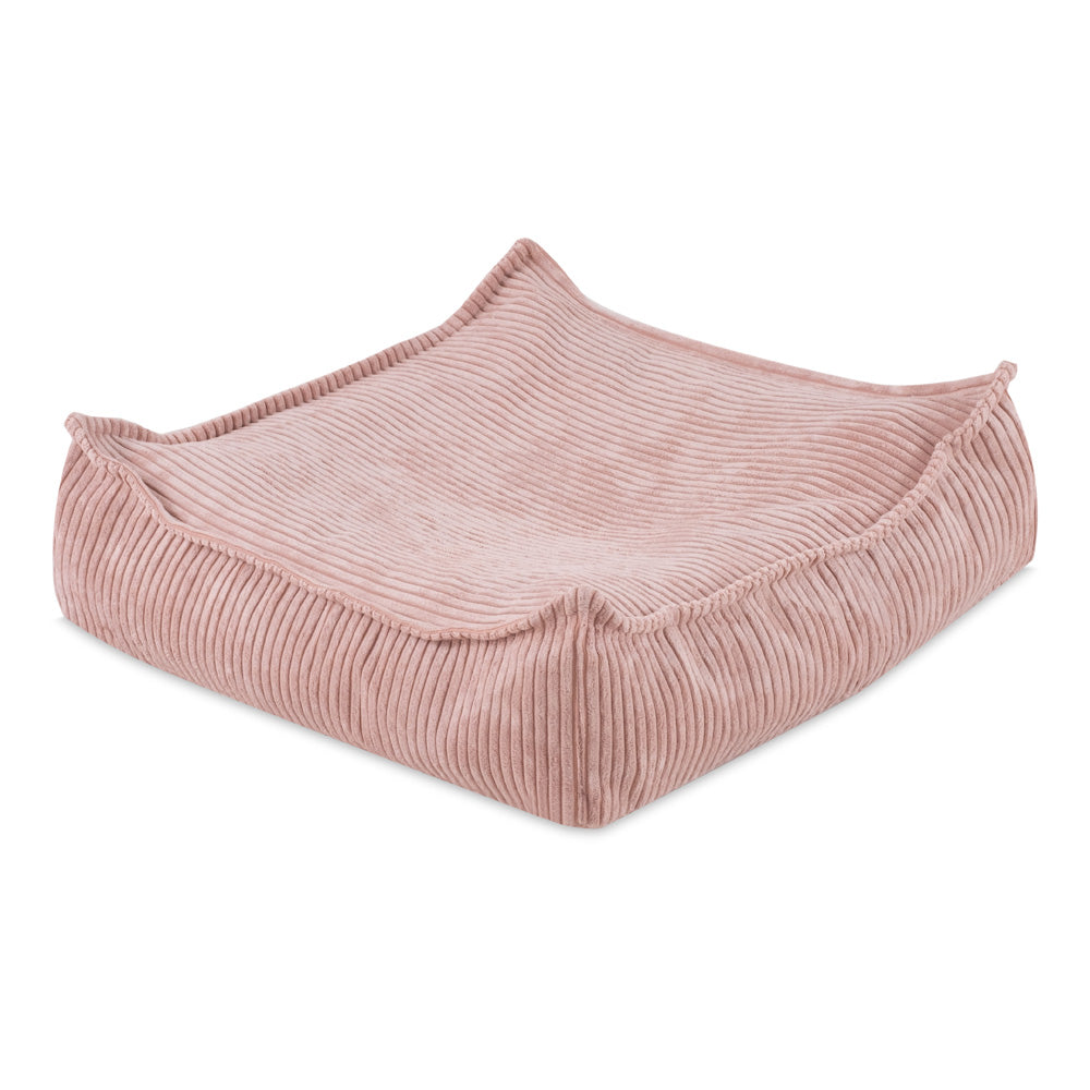Pufas Plush Nest 60×60 cm, rožinė, premium velvetas