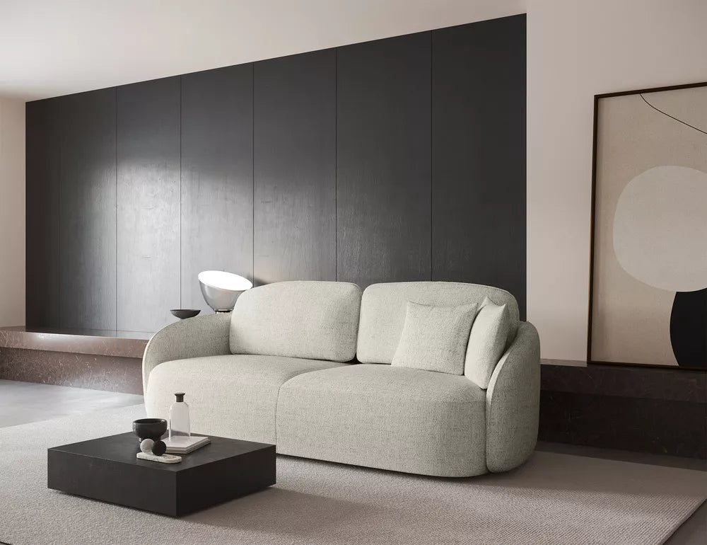 Trivietė sofa Savoy, kreminė