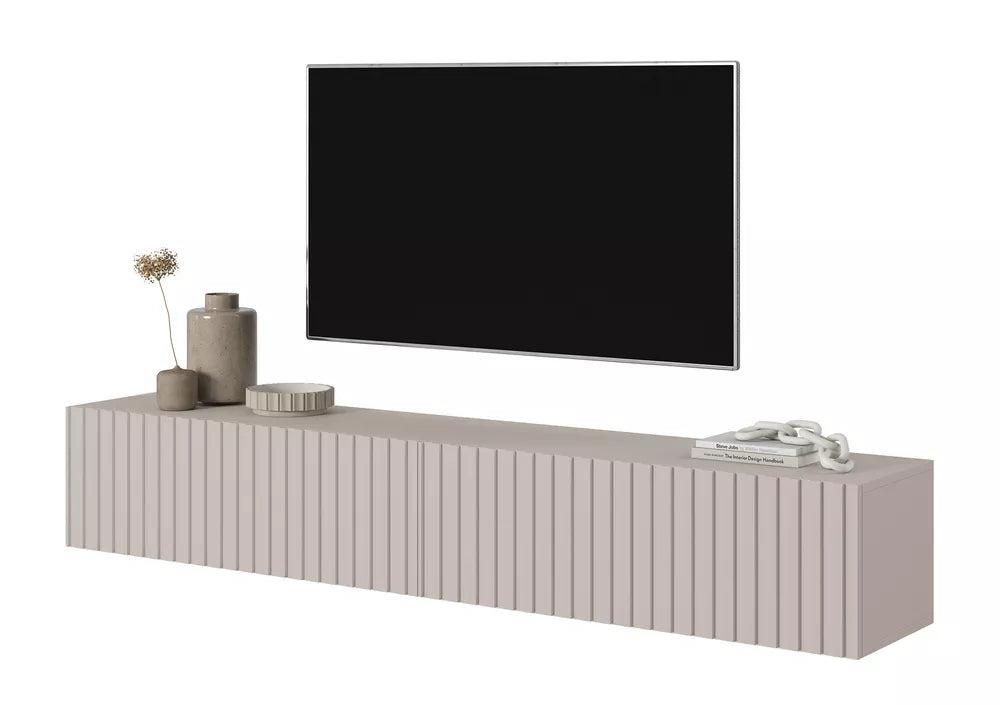 TV spintelė Telire, pilkai smėlinė