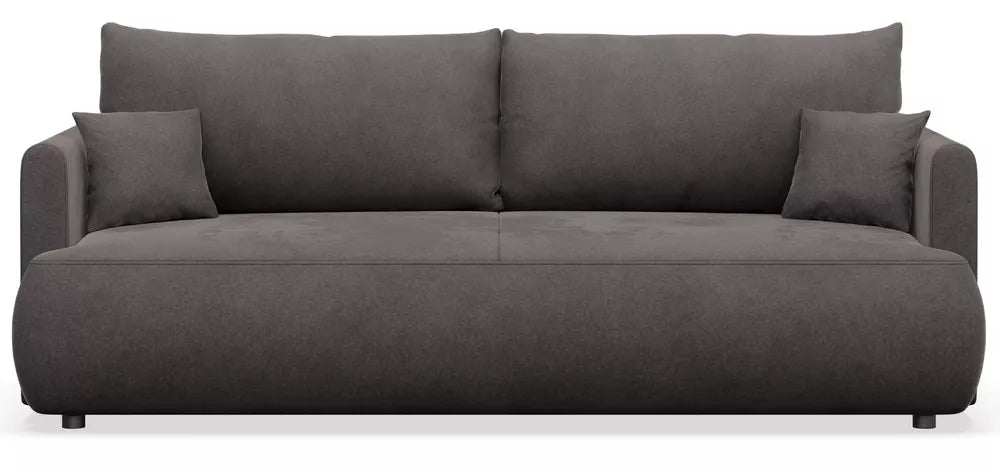 Trivietė sofa Ovo mini, tamsiai pilka