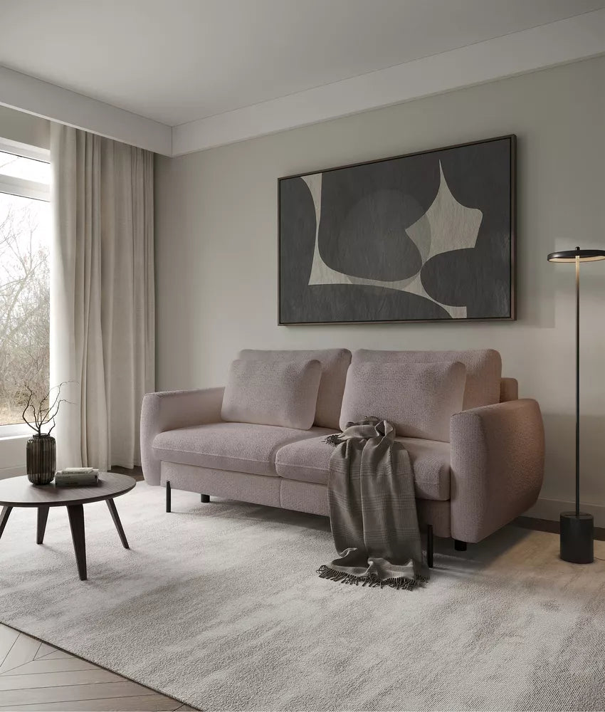 Trijų vietų sofa Rane, tamsiai smėlinė