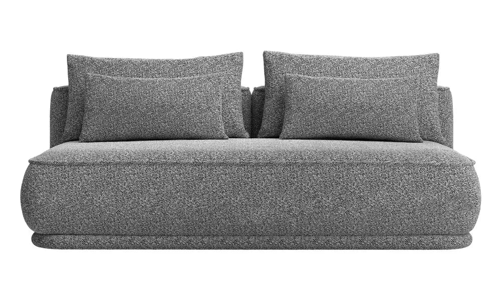 Trivietė sofa Leanno, pilka