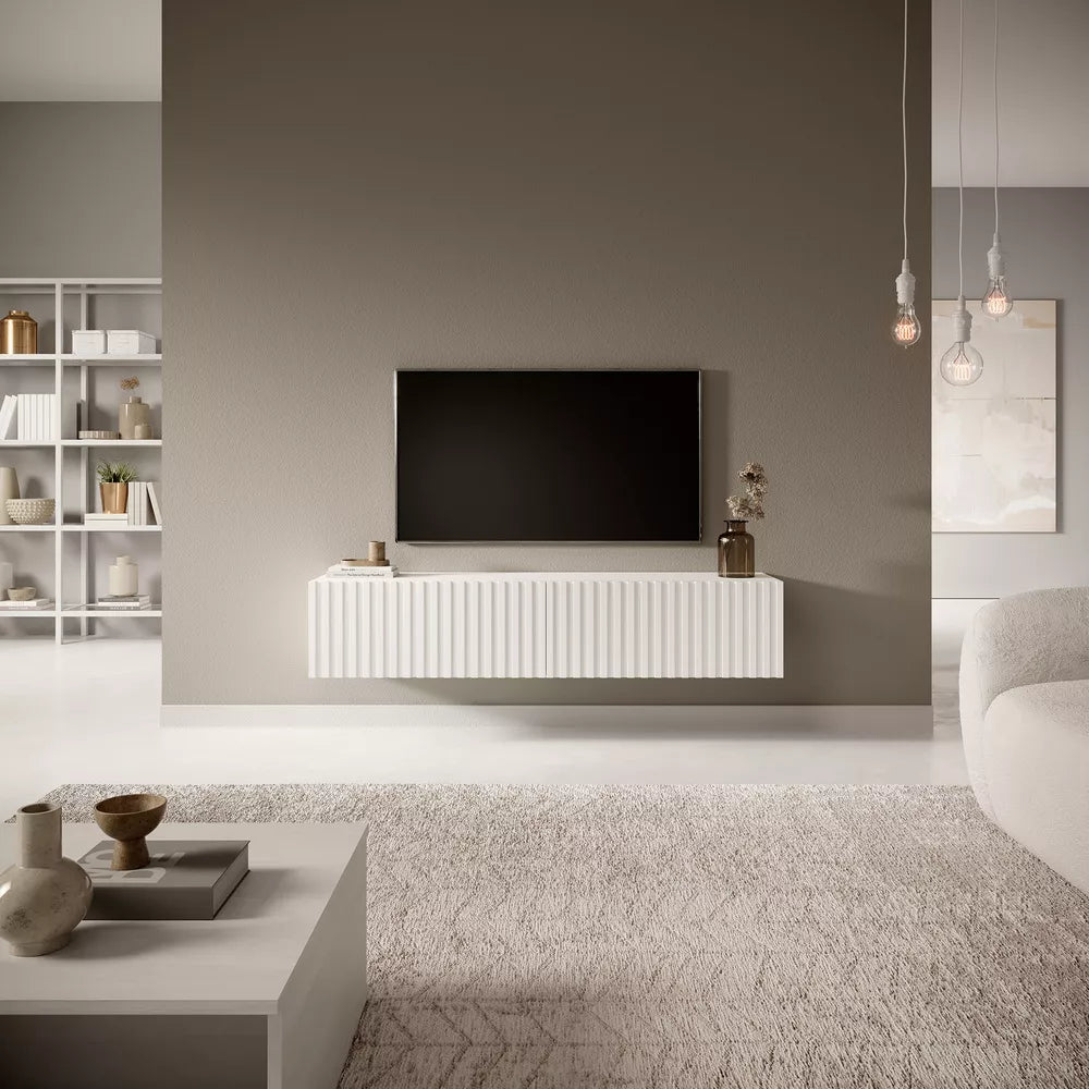 TV spintelė Telire, balta