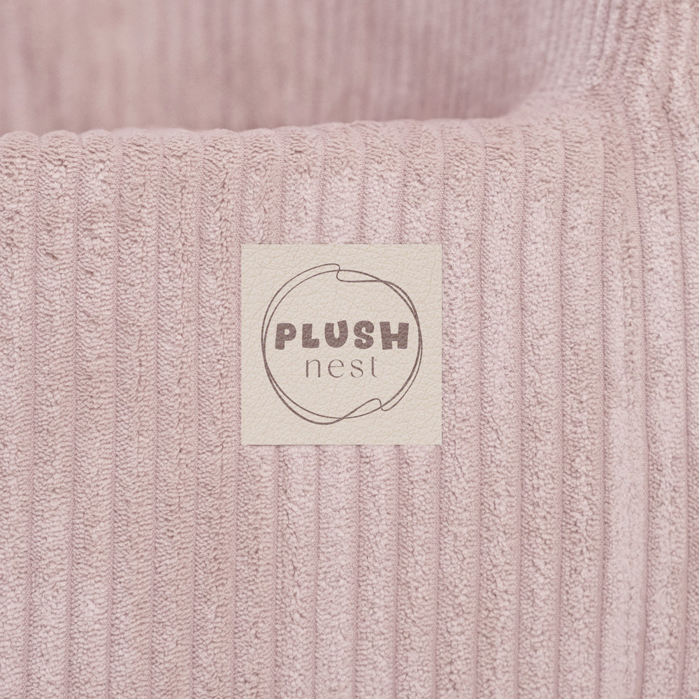 Krėslas Plush Nest, šviesiai rožinė, premium velvetas
