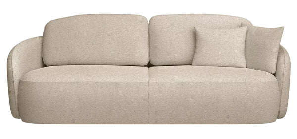 Trivietė išskleidžiama sofa Savoy, smėlinė