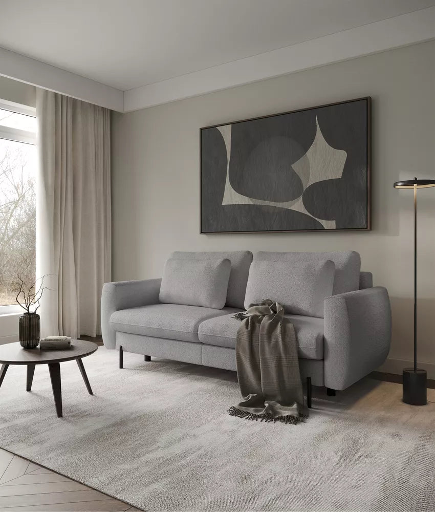 Trijų vietų sofa Rane, pilka