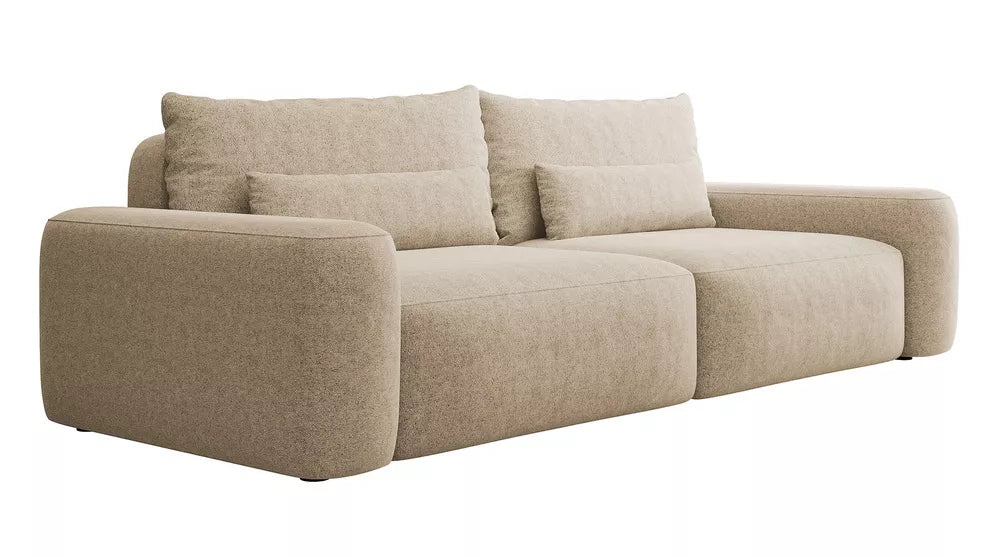 Trivietė sofa Carnos, smėlinė