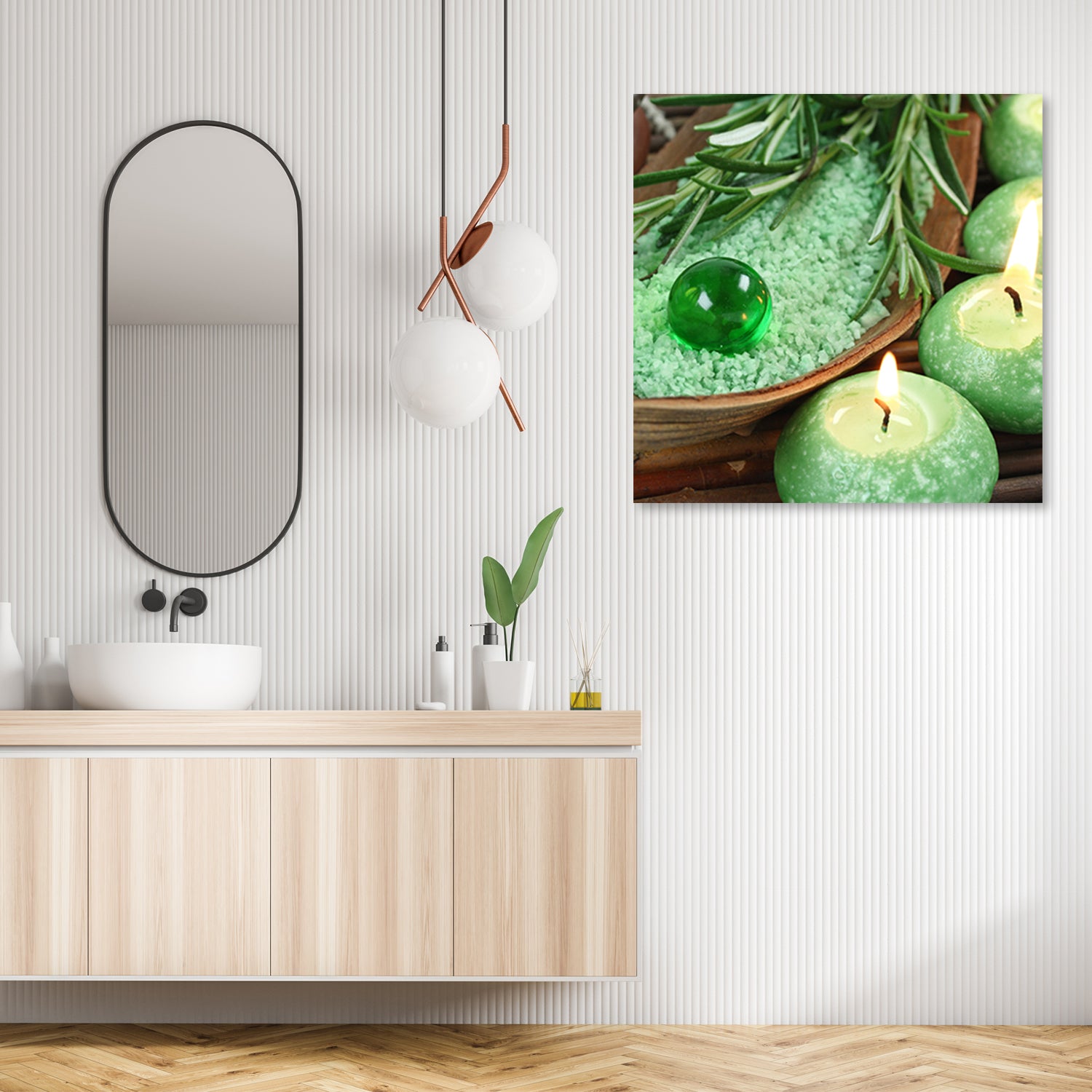Paveikslas Ant Drobės, Turkio spalvos SPA žvakės