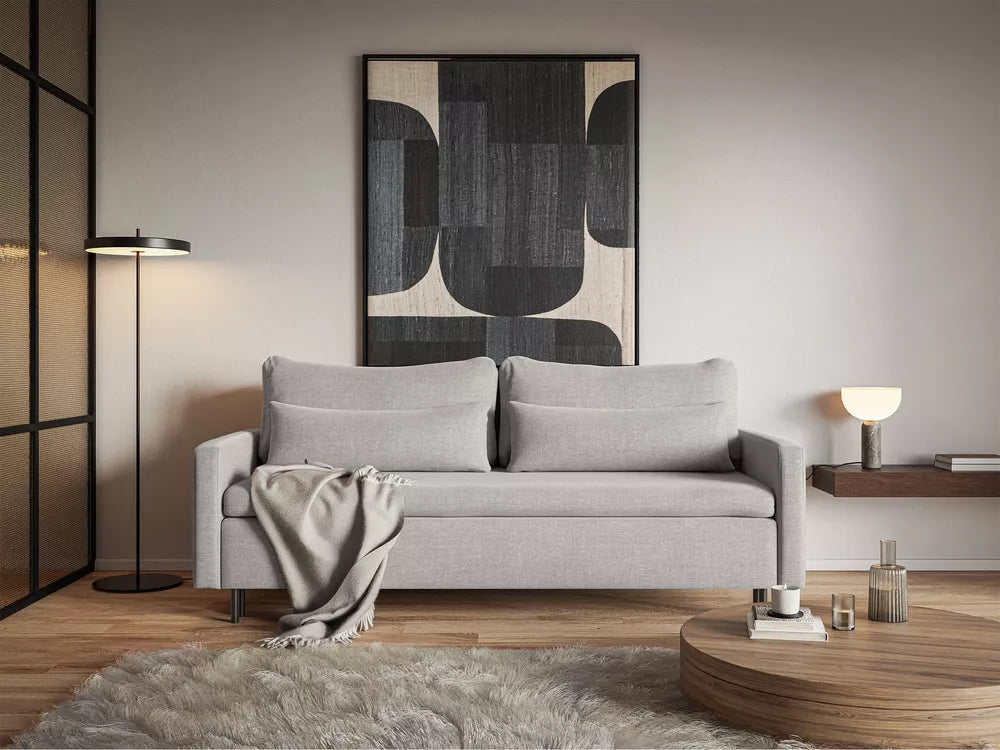 Trivietė sofa Umpro, pilka