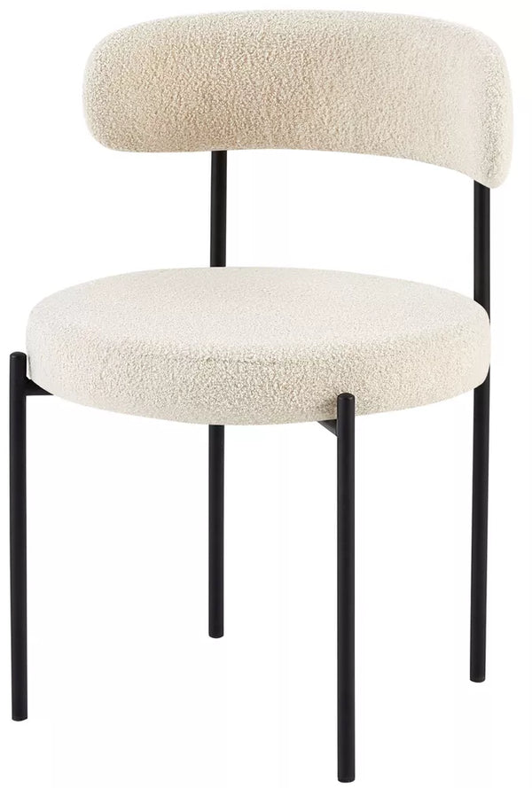 Minkšta kėdė Femiss, šviesiai smėlinė