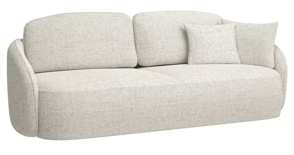 Trivietė sofa Savoy, kreminė