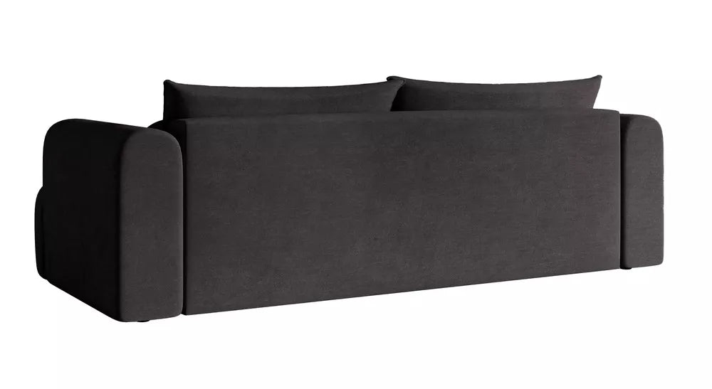 Trivietė sofa Dandelino, grafitinė