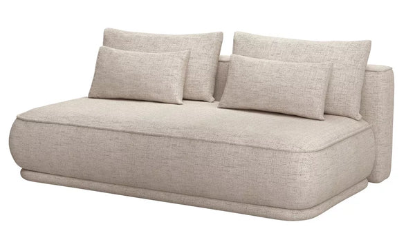 Trijų vietų sofa-lova Leanno, šviesiai smėlinė