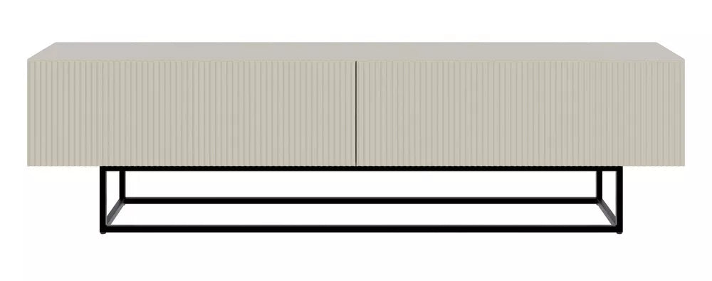 TV spintelė Veldio, pilkai smėlinė