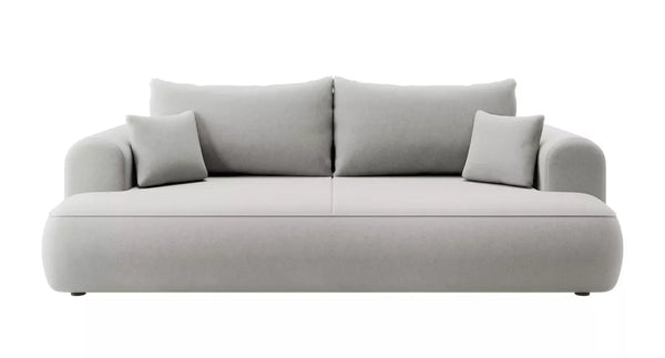 Trivietė sofa Ovo, pilka
