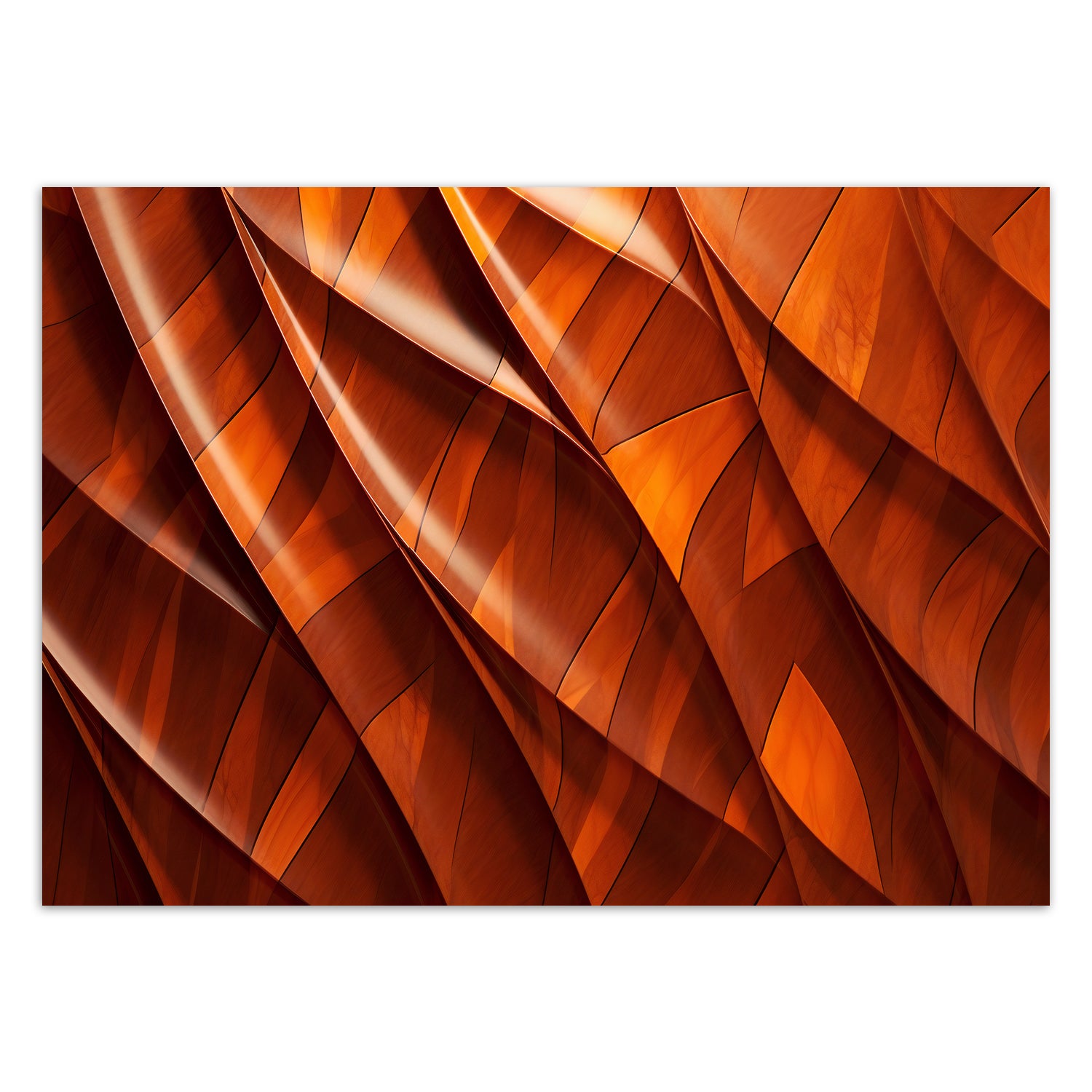 Fototapetai, Oranžinė tekstūra 3D