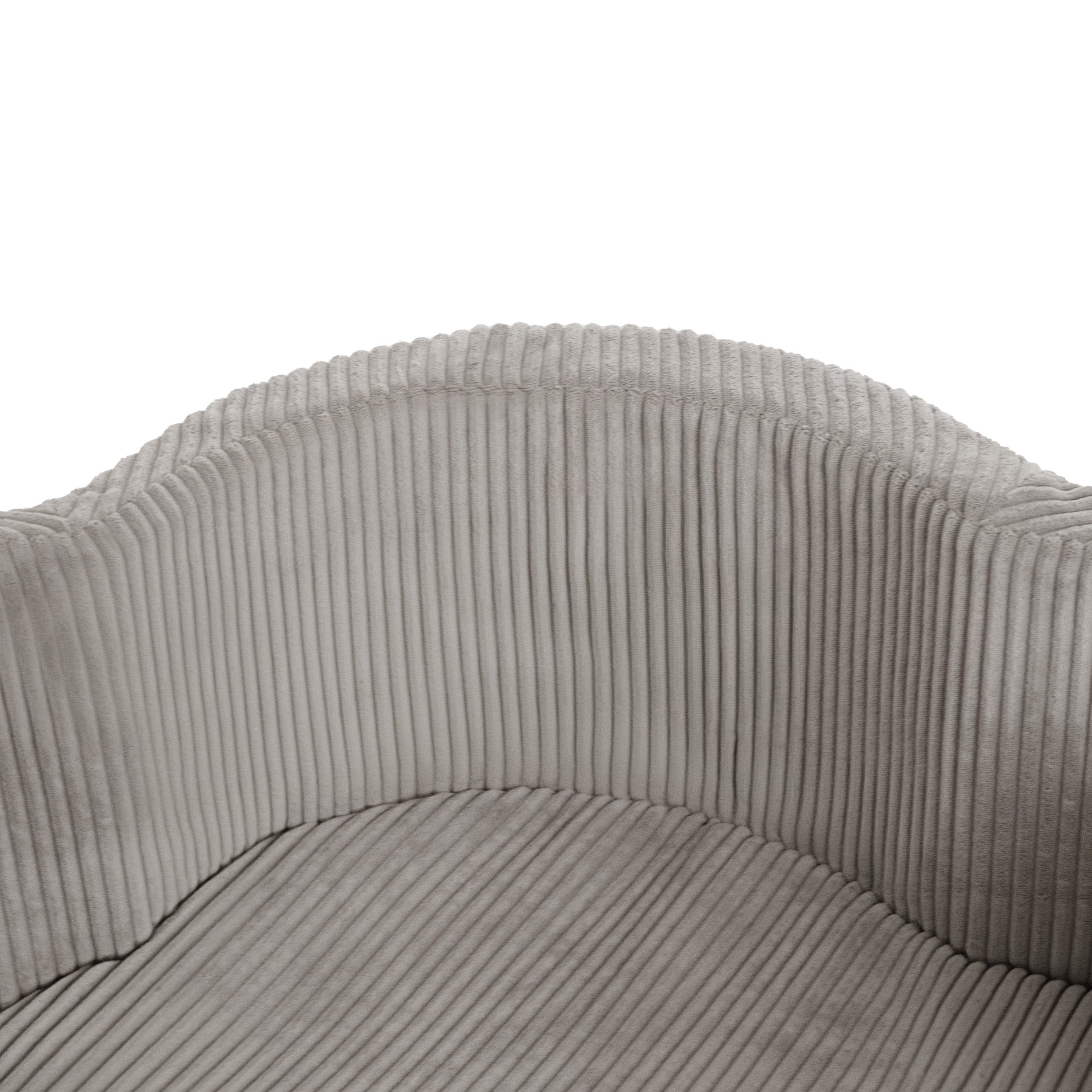 Kamuoliukų baseinas Plush Nest 95×30 cm, smėlio, premium velvetas