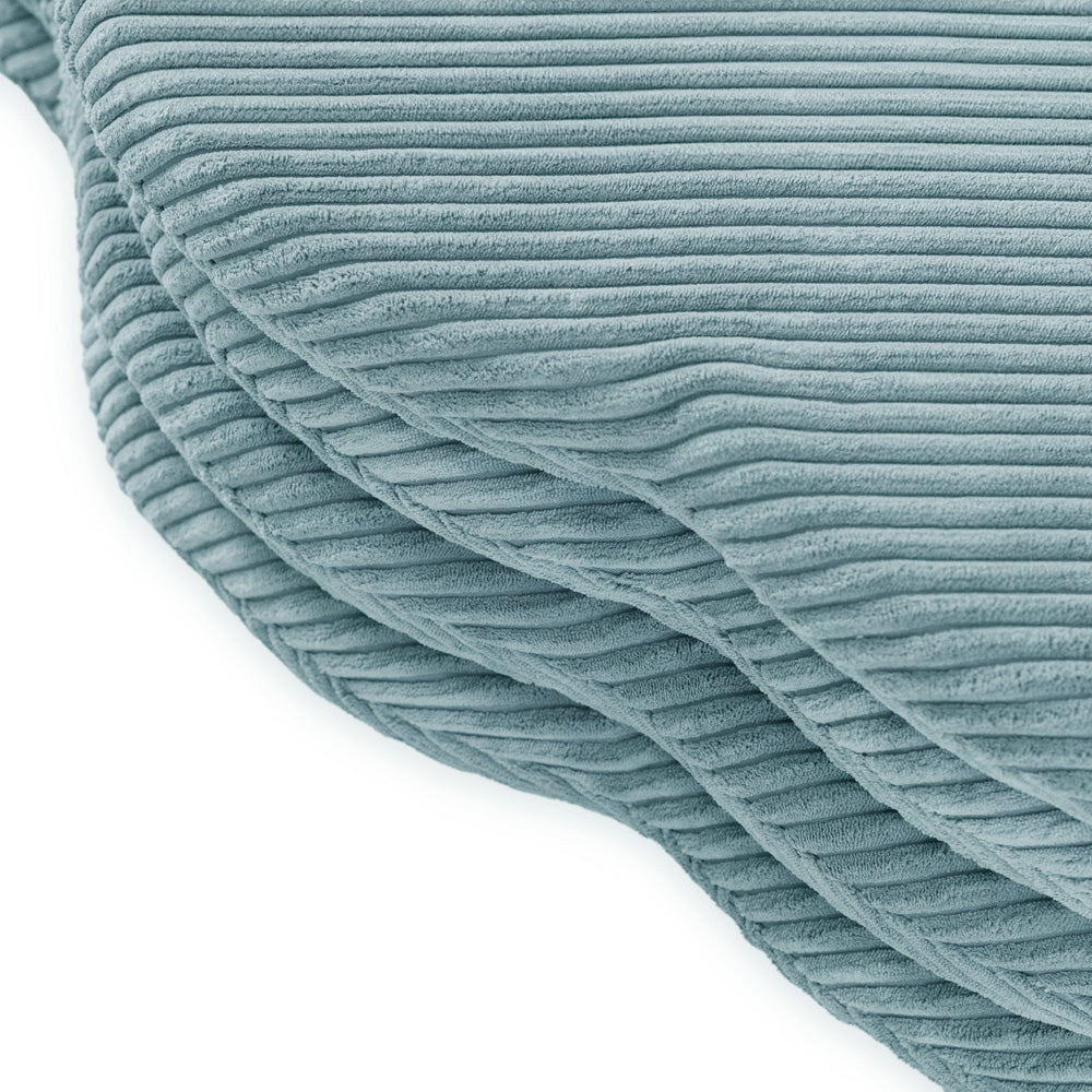 Gėlės formos kilimėlis Plush Nest 115×115×5 cm, mėlyna, premium velvetas