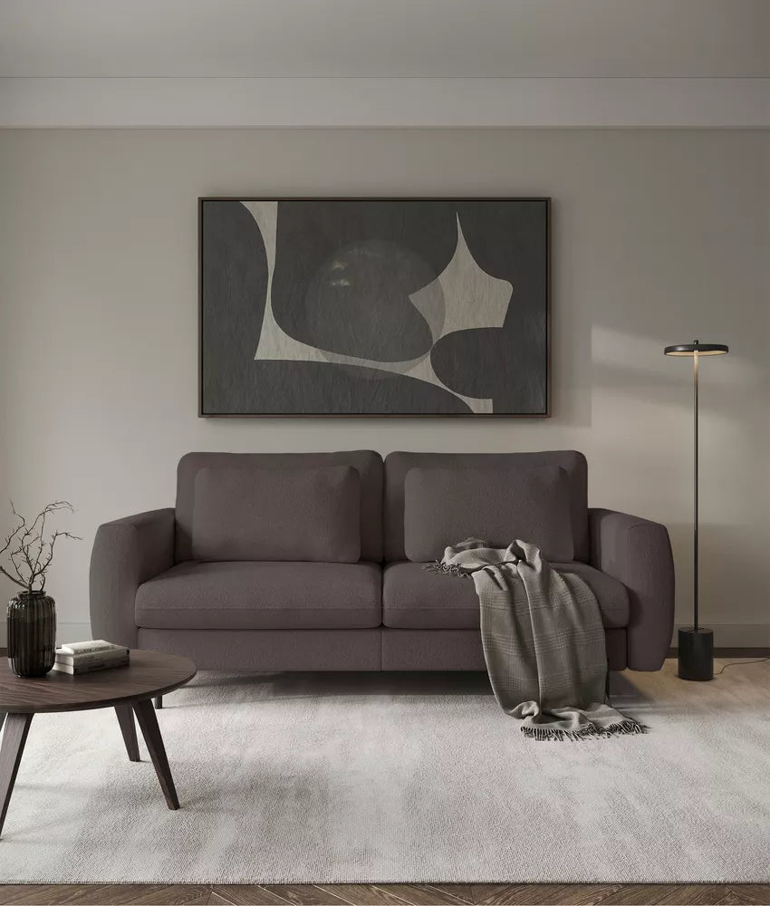Trijų vietų sofa Rane, ruda