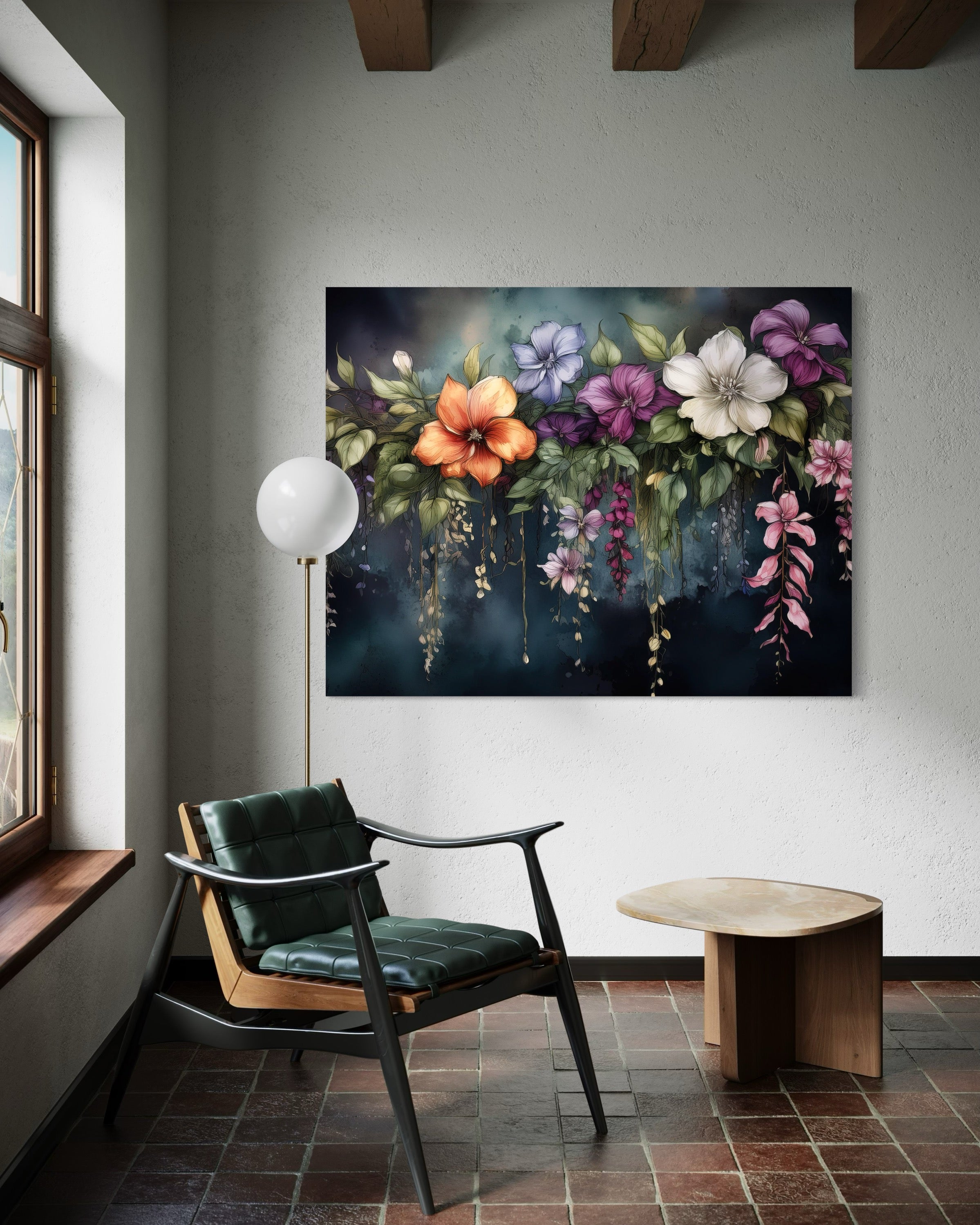Paveikslas Ant Drobės, Gėlės Botaniniai augalai
