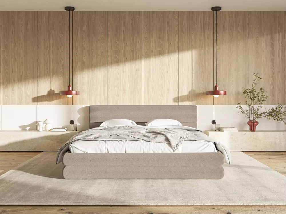 Lova Alegre, smėlinė, 160x200 cm