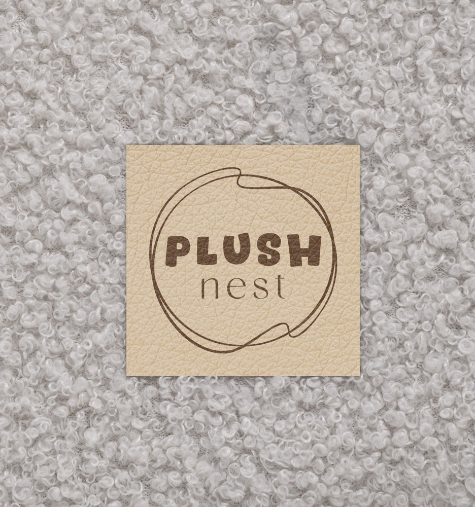 Vaikiškas fotelis Plush Nest, pilka, avikailio efekto