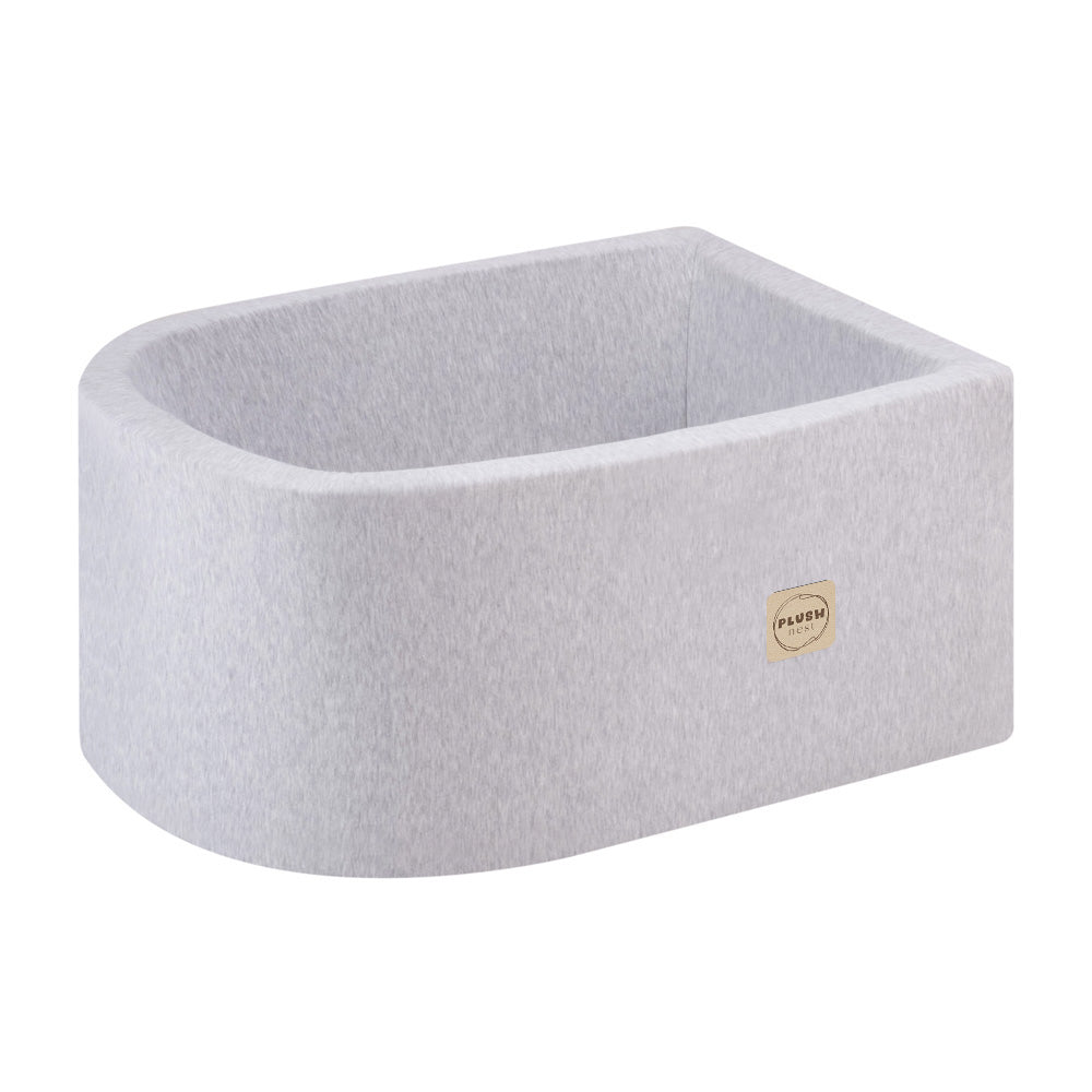 Mini žaidimų aikštelė Plush Nest, šviesiai mėlyna, 100 kamuoliukų