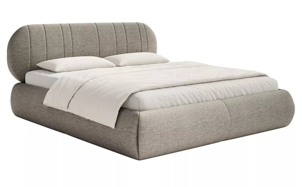 Lova Asmelio, pilkai smėlinė, 180x200 cm
