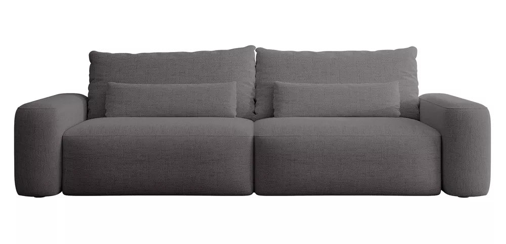 Trivietė sofa Carnos, tamsiai pilka