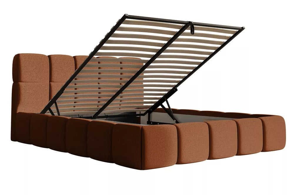 Sıvı apsorbsiją savybių turintis (hydrofobinis) vario spalvos "Cloudy" 160x200 cm gobeleno ir audinio tipo baldinės skaidulos kartu su konteineriu