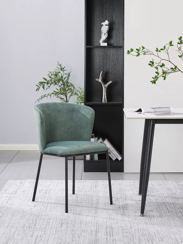 Minkšta kėdė Carble, žalia