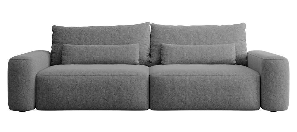 Trivietė sofa Carnos, tamsiai pilka