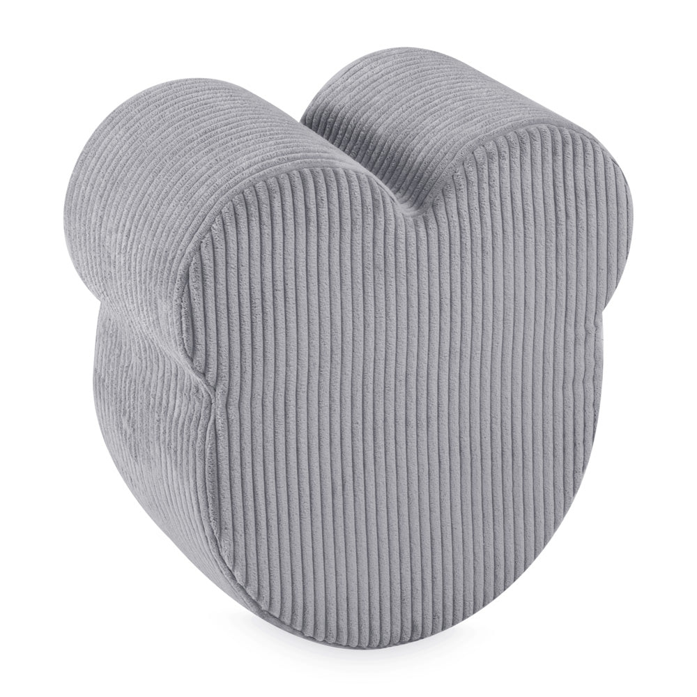 Pufas Meškiukas Plush Nest 46×25 cm, pilka, premium velvetas