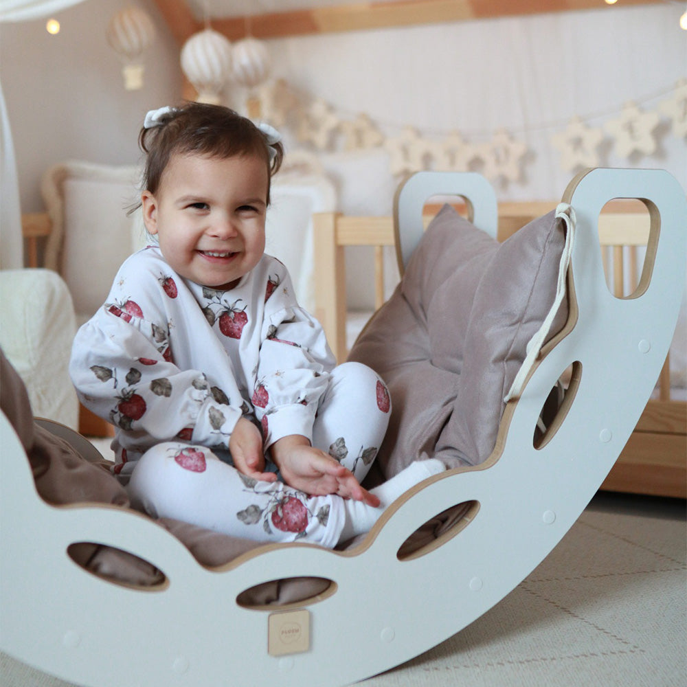 Supynės Plush Nest, rožinė, velvetas, 4in1