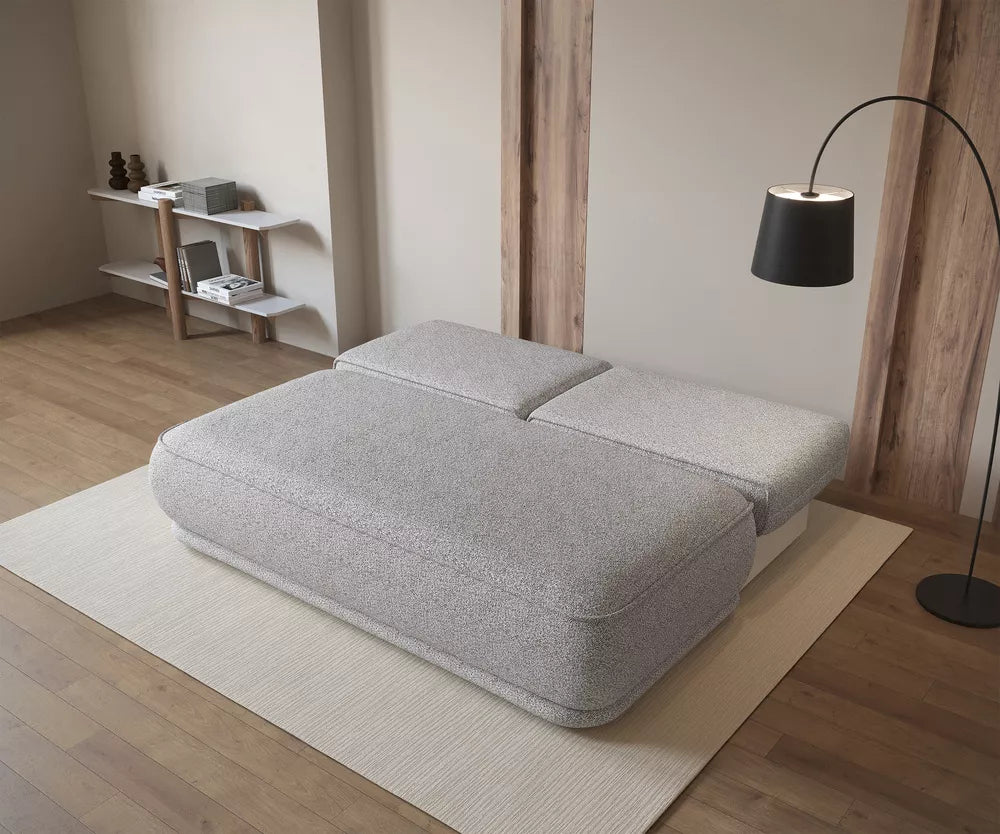 Trivietė sofa Leanno, šviesiai pilka