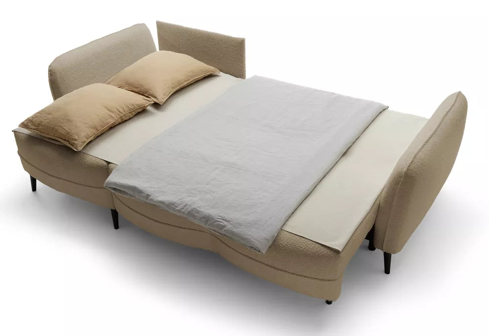 Kairinis kampas su miegojimo funkcija Eliano, smėlinis