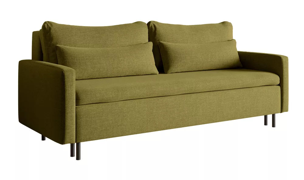 Trivietė sofa Umpro, alyvuogių spalvos